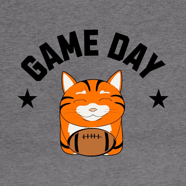 Bengals Football Cat Game Day by Middle of Nowhere